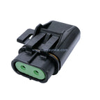 25 Sets 2 Way 12033769 12033731 Fuse Cover Wire Connector for Automotive Engine Cooling Fan Relay Module Plug