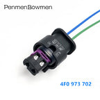 1 Set 2 Pin Auto Air Butt Electrical Cable Connectors Waterproof Female Wire Harness Plug 4F0973702 6R0973323 4H0973702A