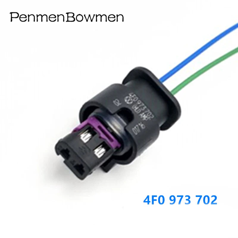 1 Set 2 Pin Auto Air Butt Electrical Cable Connectors Waterproof Female Wire Harness Plug 4F0973702 6R0973323 4H0973702A