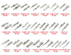 1050 Pcs Car Electrical Wire Terminal 1/1.5/1.8/2.2/2.8/3.5mm Electric Connector Plug Removal Male Female Crimp Auto Plug Pins