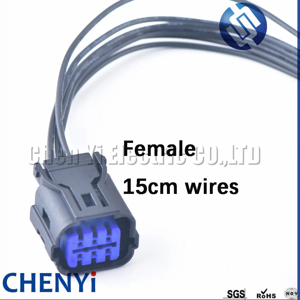 6 Pin female to Male Pigtail Connector Car taillights Wire Harness plug Front bumper radar plug for Hyundai Elantra HP281-06020