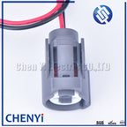 1 pcs 2 Pin 6189-0156 Oil Pressure Switch Knock Sensor Cooling Fluid Sensor Connector For Honda Civic Acura VTEC with 15cm 20AWG