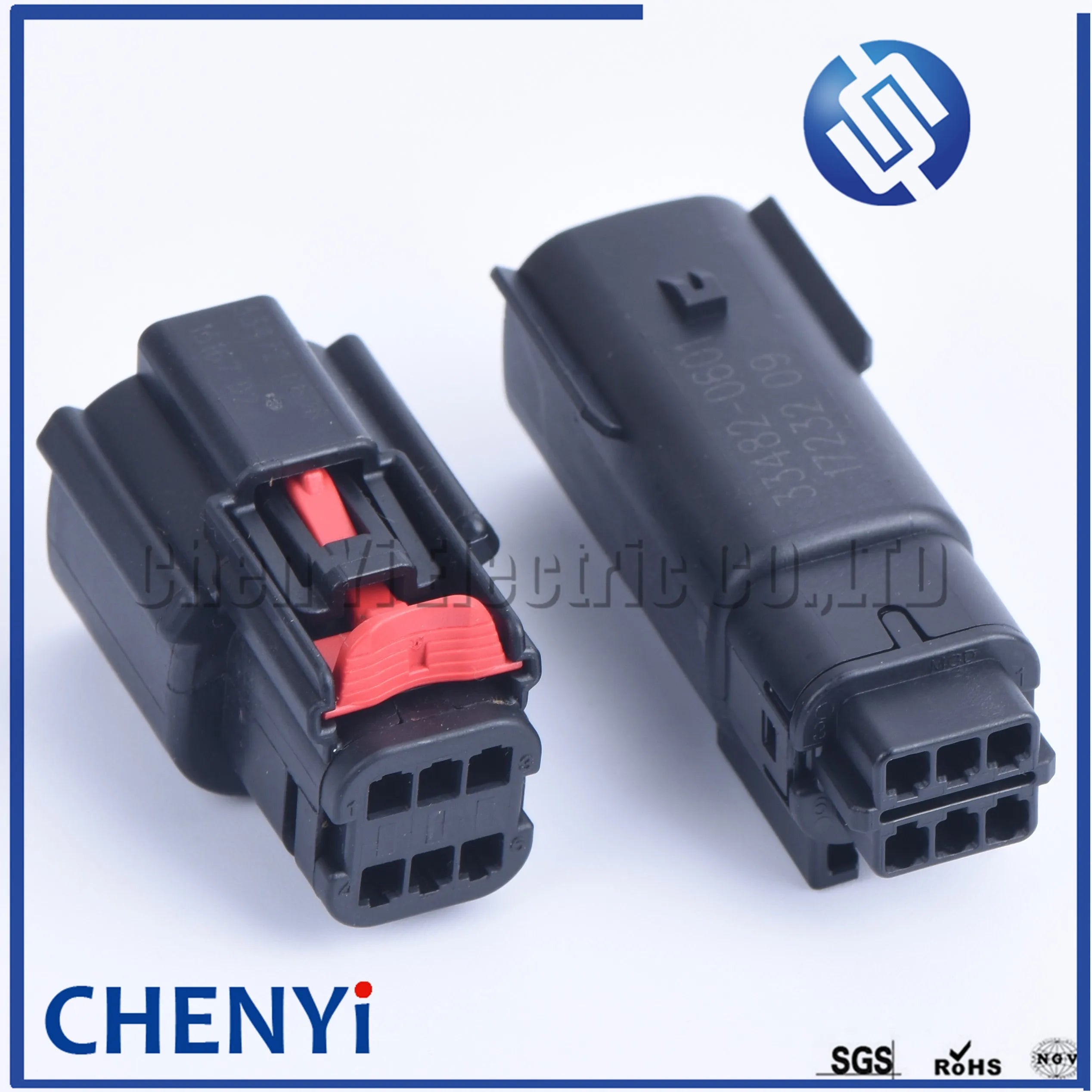 6 Pin male or female Auto Waterproof Connectors Bumper Light Fog Light Plug For Ford Buick Chevrolet 33472-0606 33482-0601