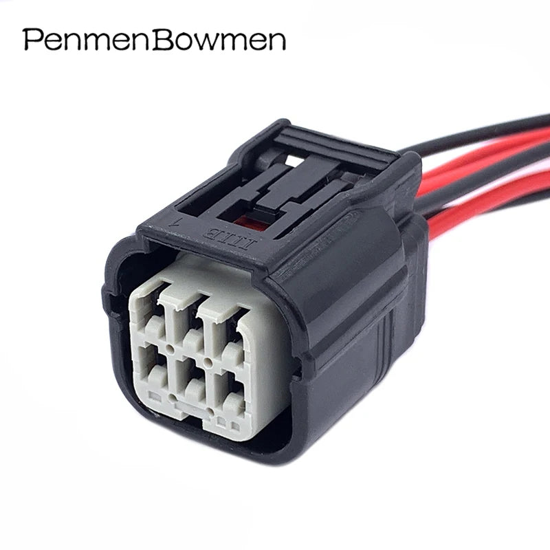 1 Set 6 Pin Air Fuel Ratio HV 040 AFR Sensor Plug Waterproof Auto Electric Connector Wire Harness for 6188-4908 6189-7040