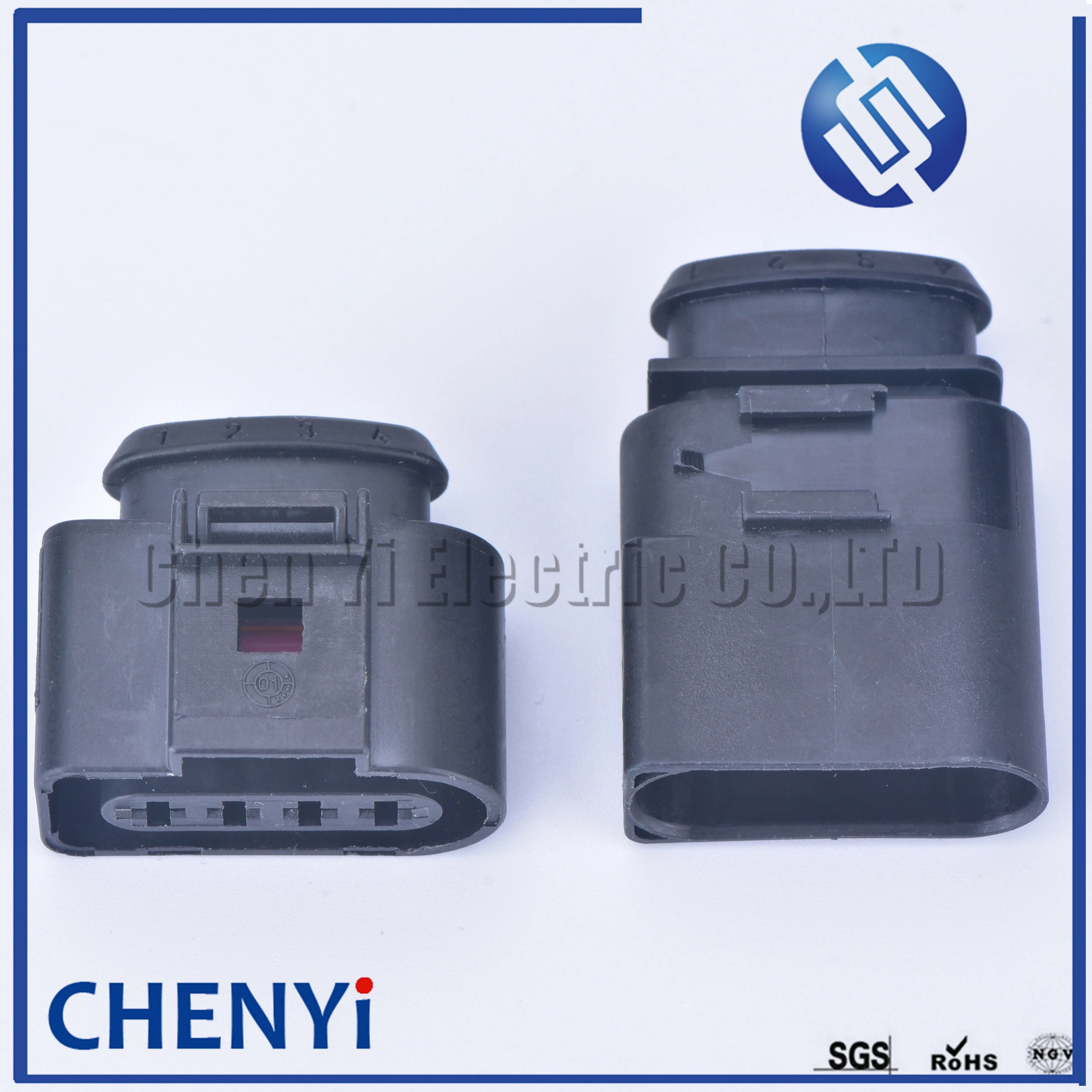 4 Pin 3.5 Automotive Waterproof connector 4B0973724 coil Extension adapter ignition coil plug 1J0973824 1J0973724 1J0 973 824