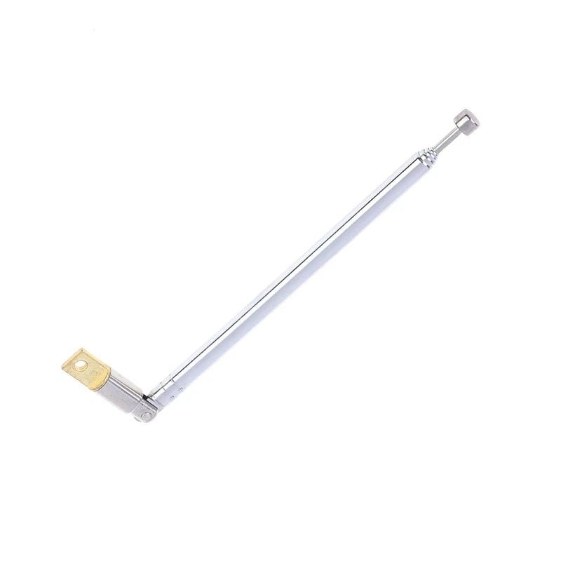 1PC 370mm 5 Sections Telescopic Stainless Steel AM FM Radio Universal Antenna Hot sale