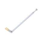 1PC 370mm 5 Sections Telescopic Stainless Steel AM FM Radio Universal Antenna Hot sale