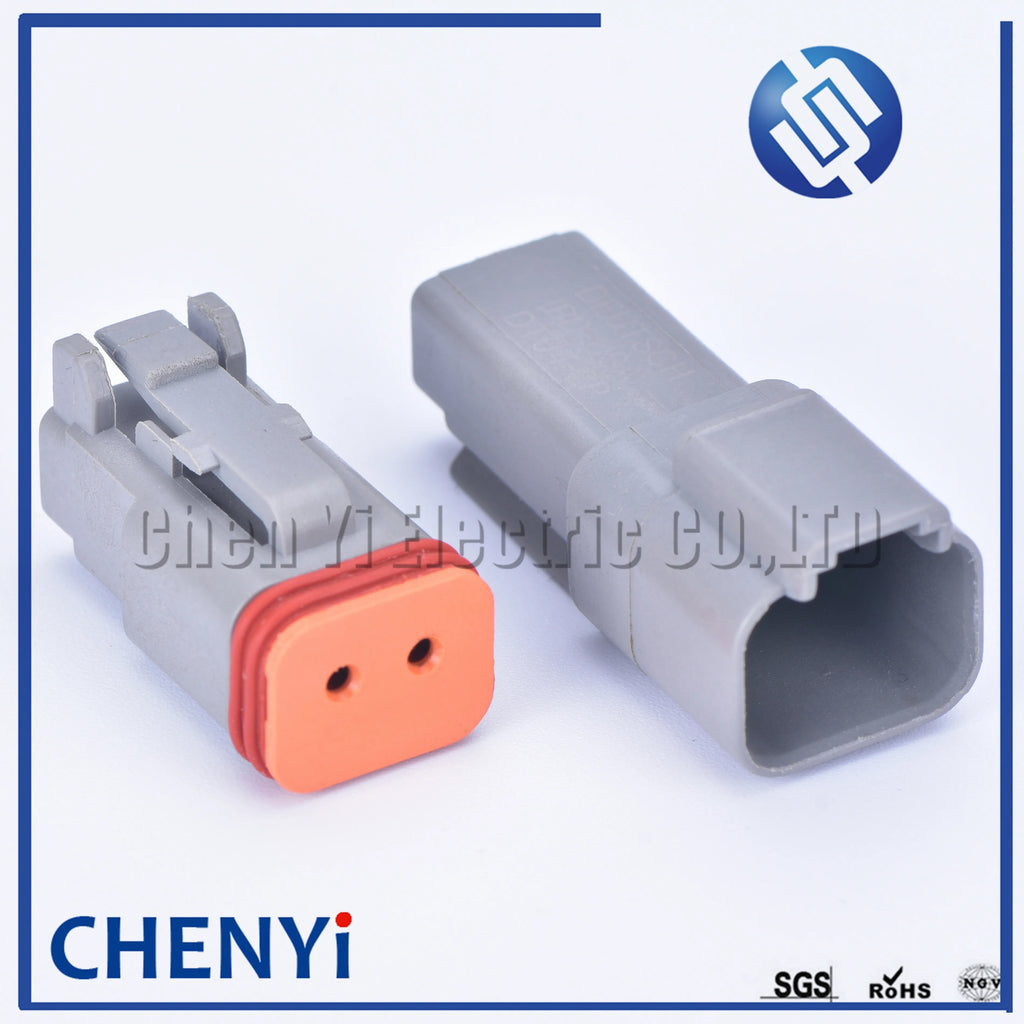 2 Pin Automotive Waterproof Connector Wire harness plug DT06-2S DT04-2P DT04-2P-L012 DT15-2P DT13-2P For Deutsch DT series