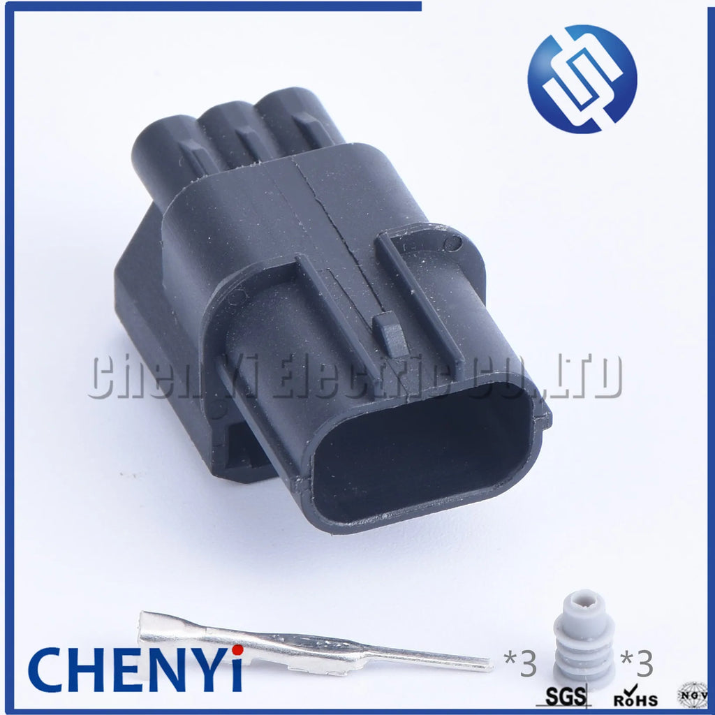 2 set HX 040 3 pin waterproof car plug adapter ignition coil connector For Honda Civic Element CR-V 6189-0887 6188-4739