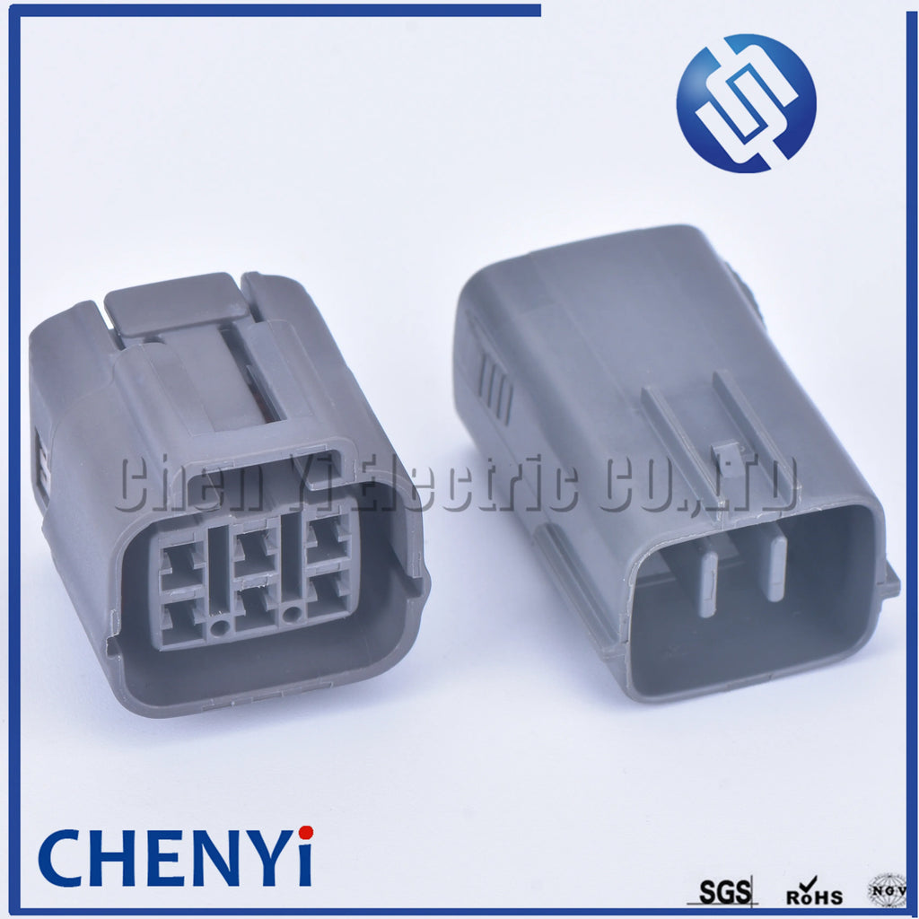 6 Pin car waterproof auto connector Computer solenoid valve plug 6189-0648 For Mazda Ford