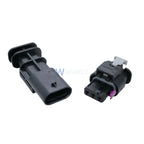 10 Sets 3 Pin 1-1718644-1 1-1703494-1 Sealed Female Male Wire Connector for Camshaft Sensor VW 4F0973703 Plug