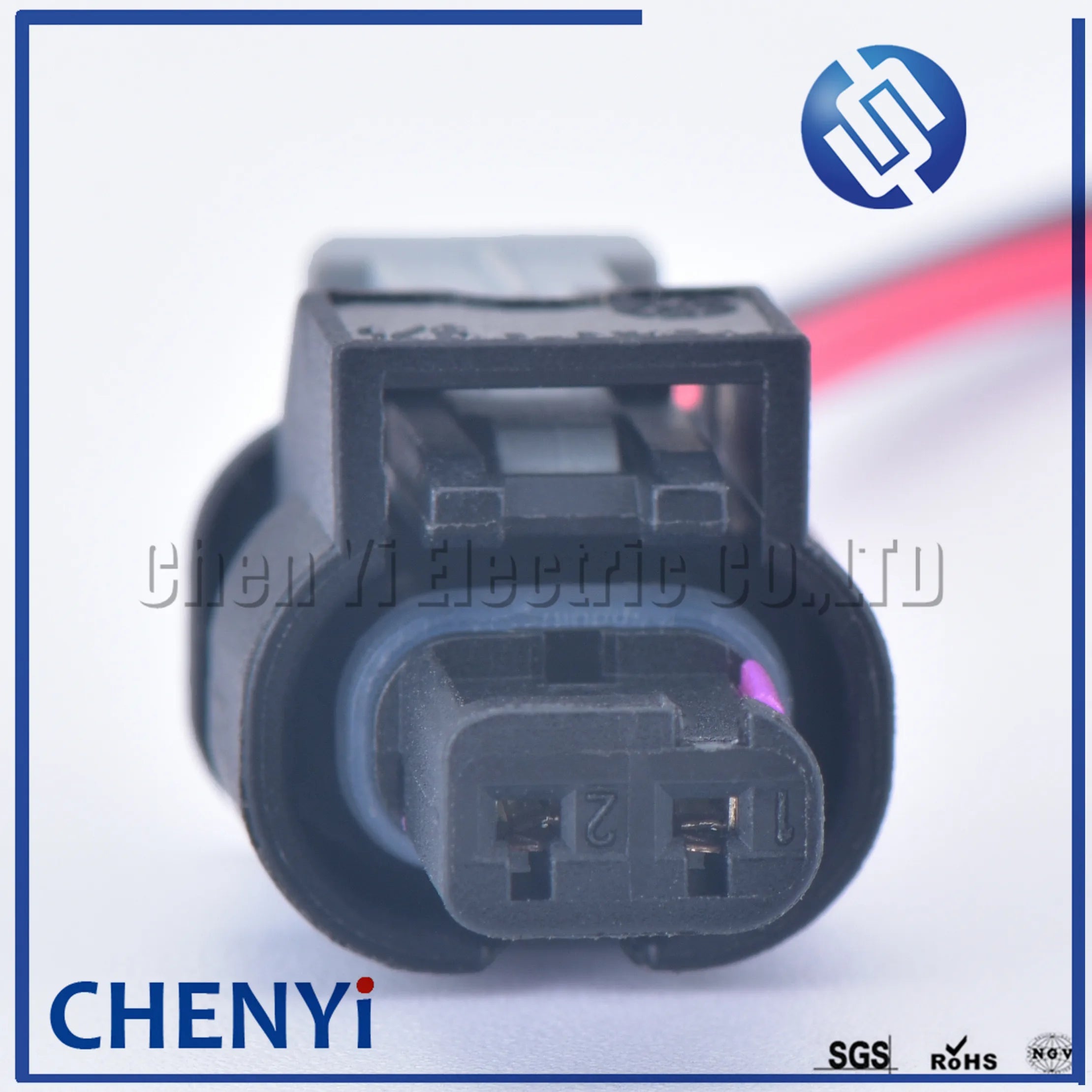 2 Pin auto fuel injector connector wires waterproof sensor plug 0-2112986-1 1-1718643-1 4F0973702 4F0 973 702