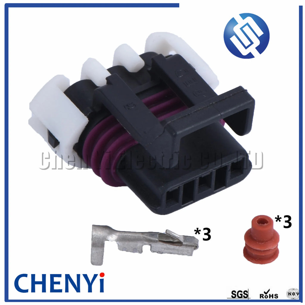 1 Set 3 Pin black Metri-Pack 150 male or female temperature Sensor Plug auto waterproof connector 12129615 12110293