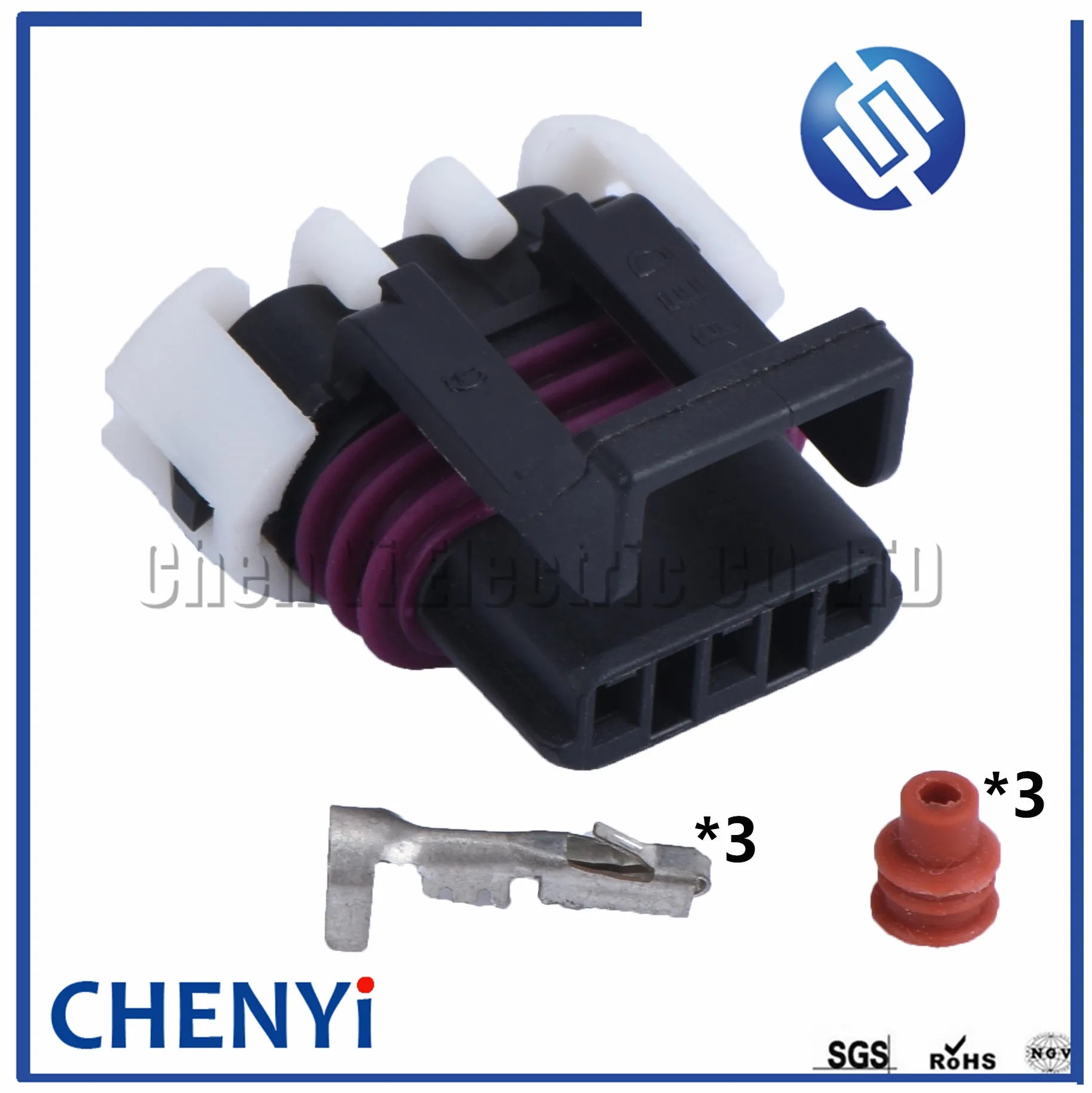 1 Set 3 Pin black Metri-Pack 150 male or female temperature Sensor Plug auto waterproof connector 12129615 12110293