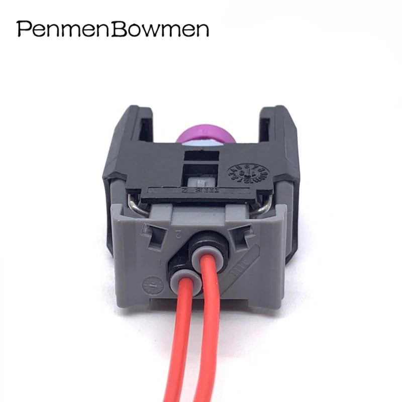 1 Set 2 Pin Auto 13816706 Diesel Common Rail Engine Injector Nozzle Electrical Cable Connectors Wire Harness Plug For Buick