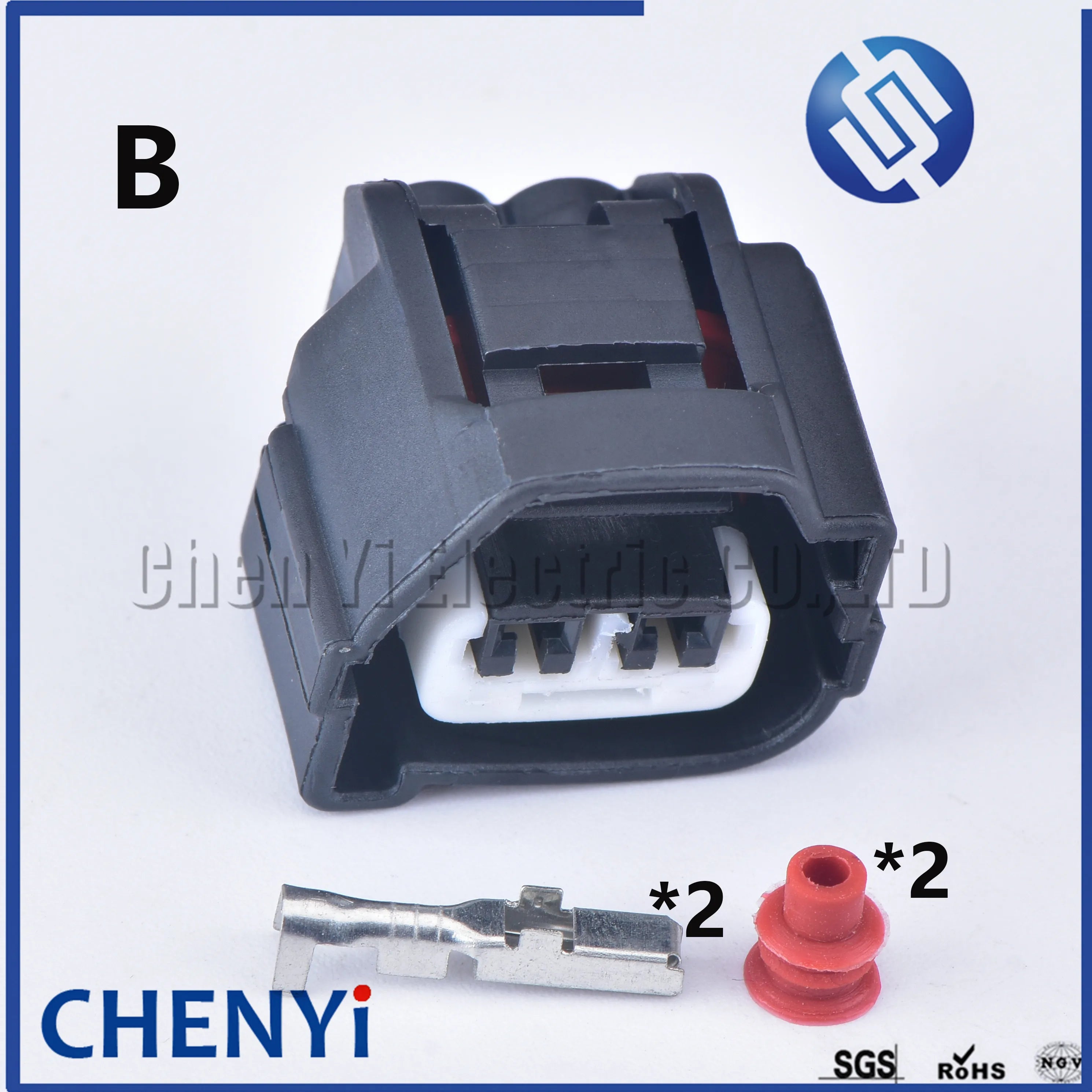 2 Pin Ignition Coil Connector Plug For Toyota Accent 1.6L Elantra J3 1JZ-GTE 2JZ-GTE 90980-10901 90980-10899 7283-7023-10