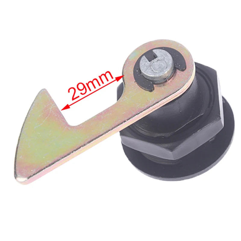 3Pcs/Set 2 Keys+1 Lock Electric Car Scooter Tail Box Lock Trunk Lock Accessories Motorcycle Rear Locks