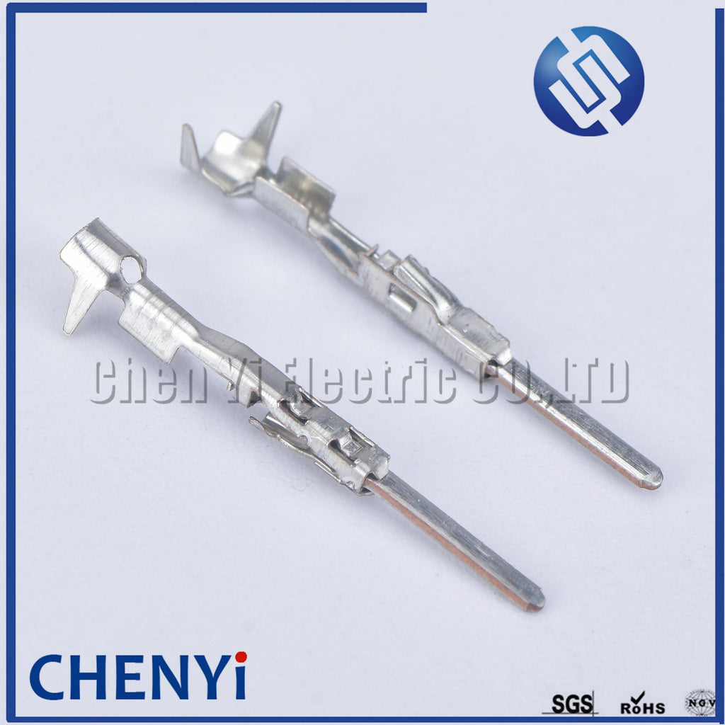 50 Pcs crimp male terminals for auto connector repalcement of 1718760-1 for 4F0973706 1718653-1 1-1924067-4 G406