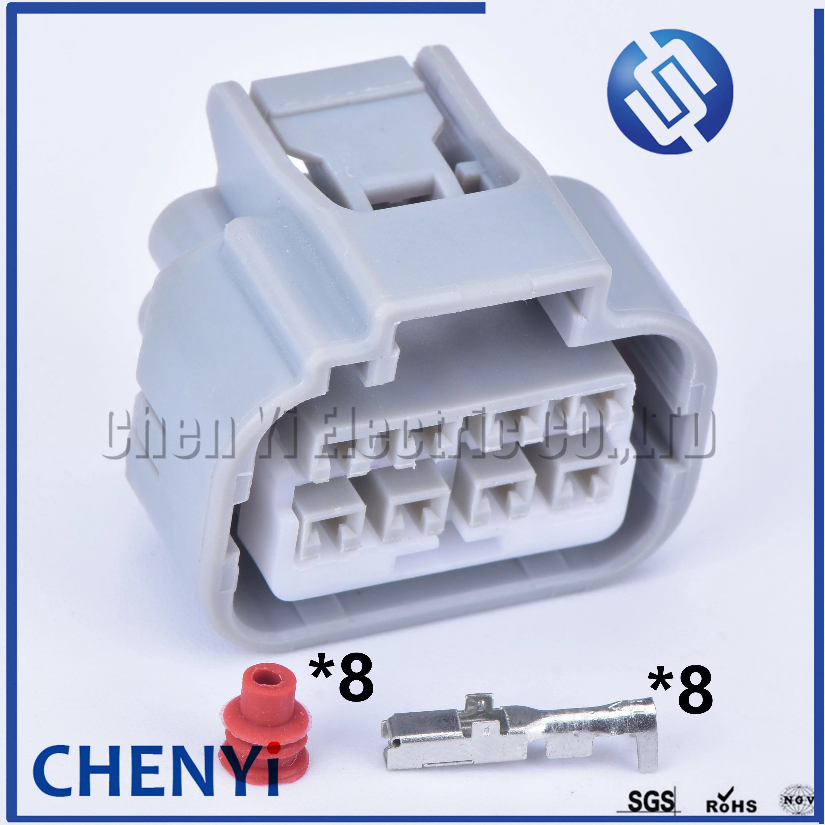 8 Pin Waterproof Connector Car Headlight Cable Socket Light Lamp harness plug For Toyota 90980-10891 7282-1081-40 7283-1081-40