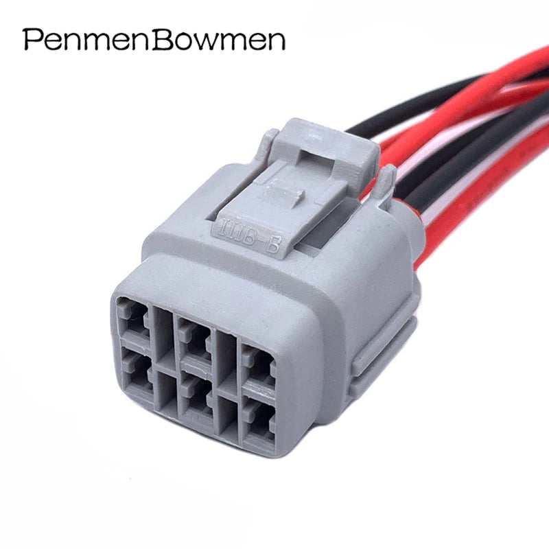 1 Set 6 Pin Auto Oil Pump Headlight Electrical Cable Connectors Wire Harness Plug for Suzuki Toyota Honda 6187-6561 6180-6771