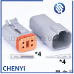 Deutsch DT connector DT06-2S/DT04-2P/DT06-3S/DT04-3P/DT06-4S/DT04-4P 6P 8P 12P Auto Waterproof Connector Automotive Sealed Plug