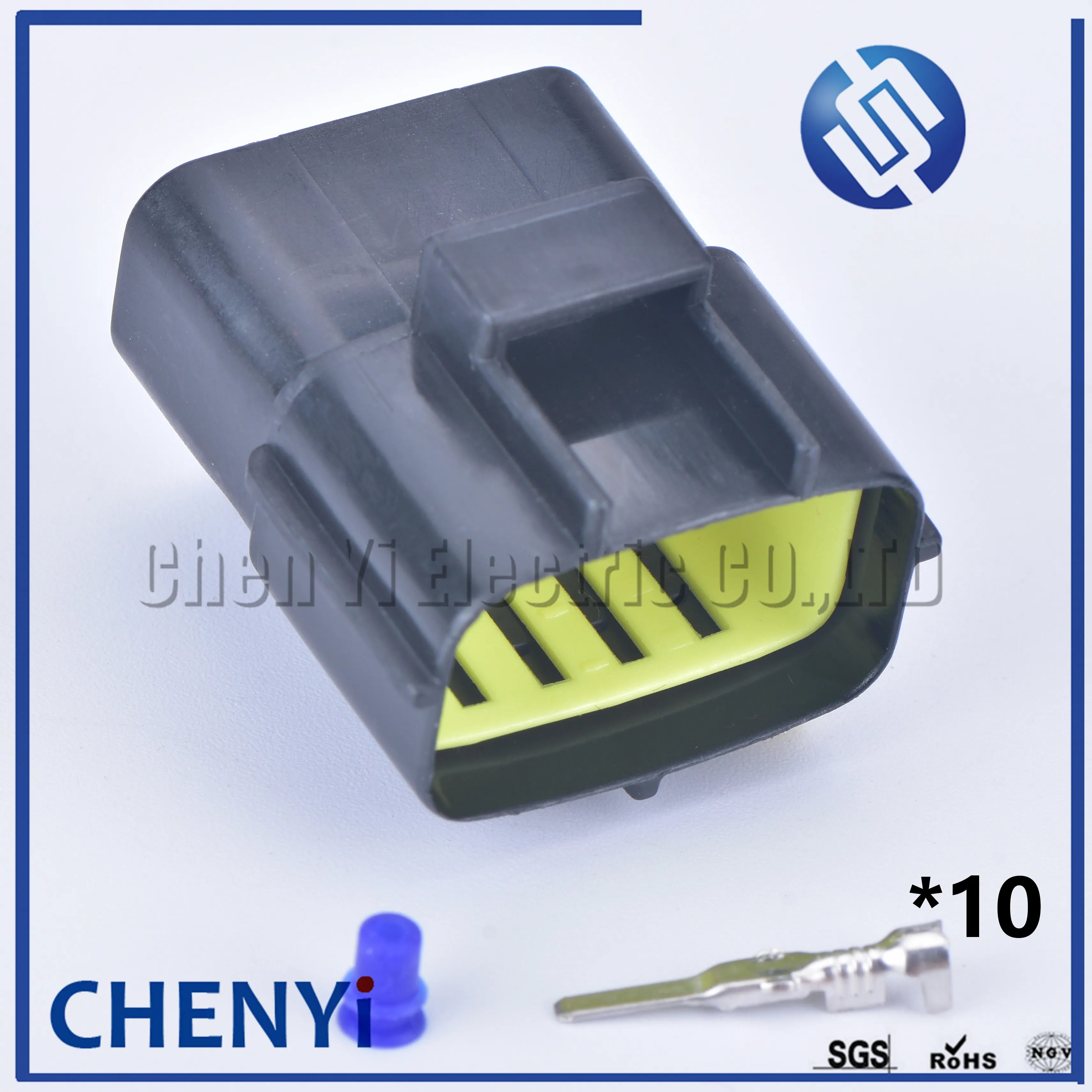 2 set 10 pin way male or female waterproof wire connector auto electrical plug conector 174655-2 174656-7