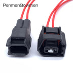 1 Set 2 Pin Gearbox BNC Reversing Lamp Plug Wire Harness Car Temperature Sensor Connectors for 7282-7028-30 7283-7028-30
