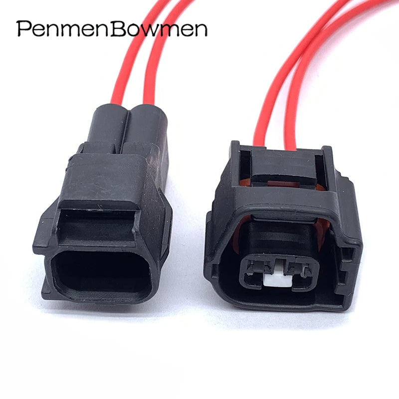 1 Set 2 Pin Gearbox BNC Reversing Lamp Plug Wire Harness Car Temperature Sensor Connectors for 7282-7028-30 7283-7028-30