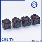 26 Pin 3-1437290-7 1473416-1 SUPERSEAL 3/4/5/6 slots electrical female or male Straight PCB wire to board connector ECU plug