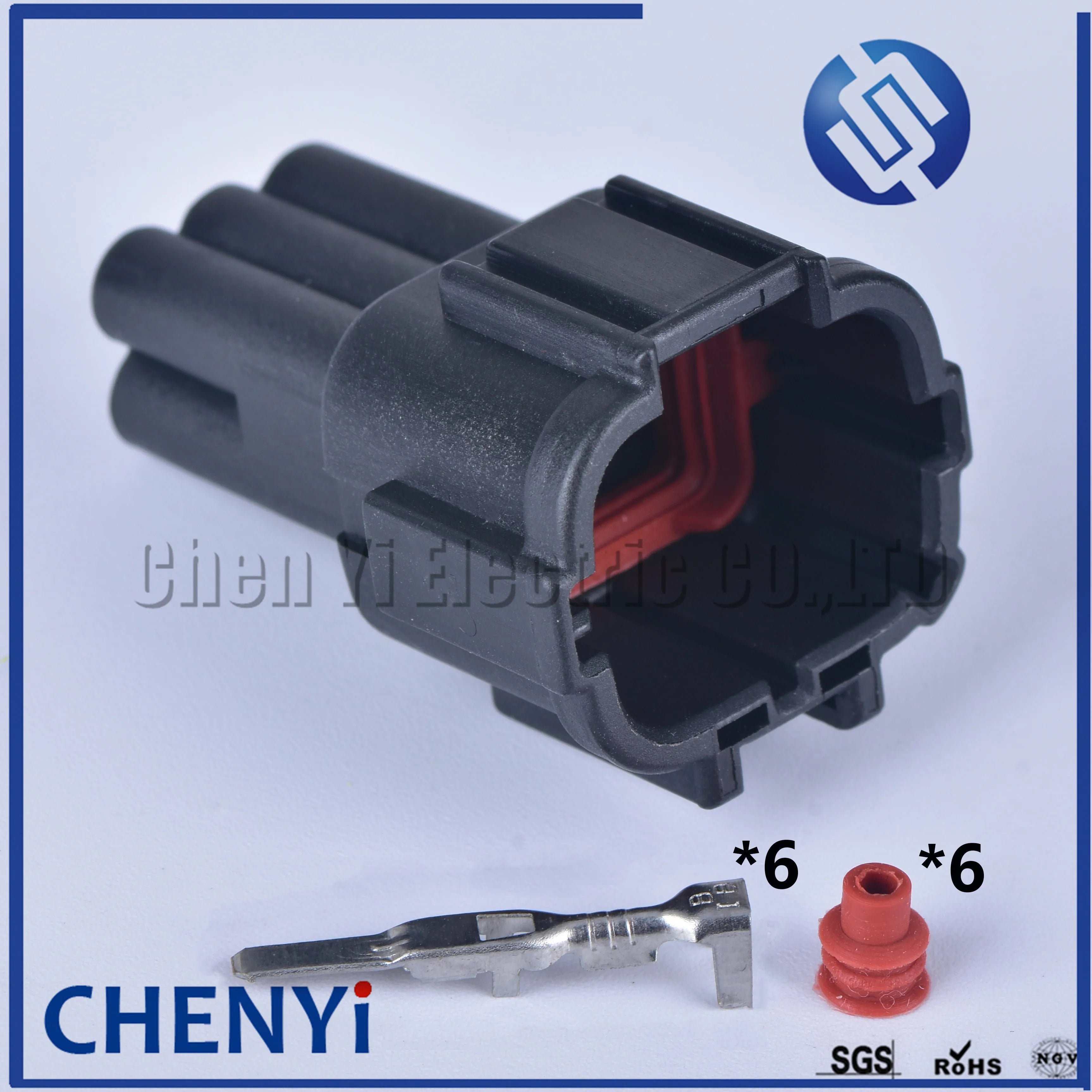 1sets 6 pin 6185-5175 6188-5539 male female auto waterproof tail lamp connector headlight plug  6185-1173 PB295-03020