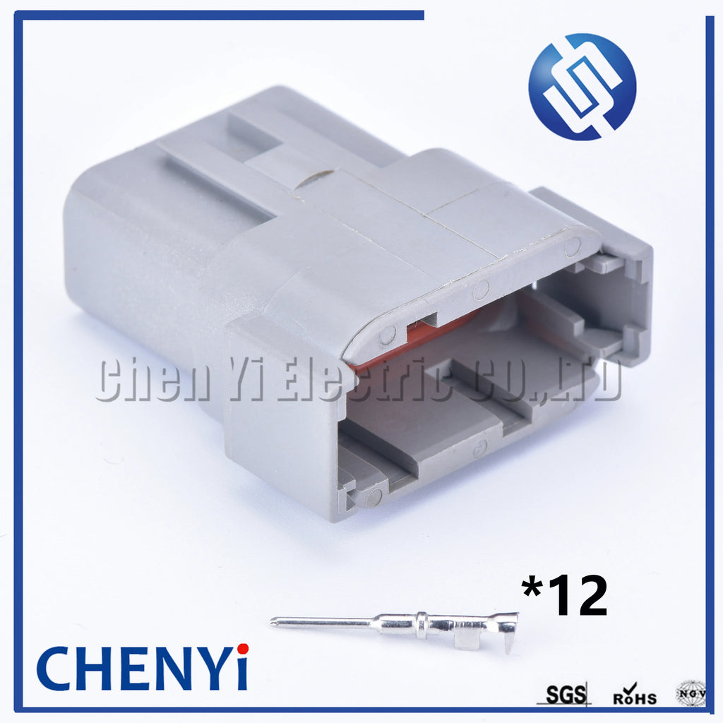 Deutsch DTM 12 Pin connector DTM06-12S DTM04-12P Male or Female Auto Waterproof Connector Automotive Sealed Plug