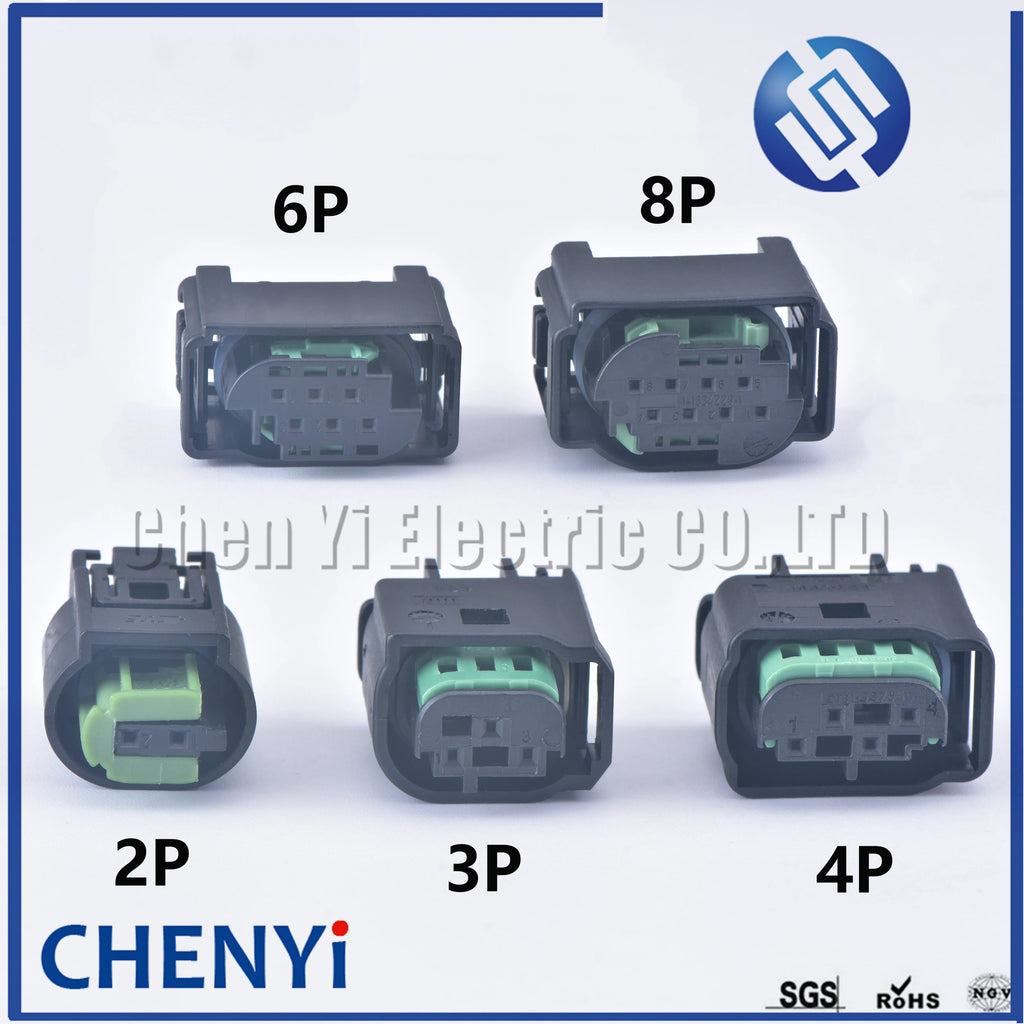 2/3/4/6/8 Pin Reverse Sensor Radar Cable Connector Oxygen Sensor Plug Automotive Wire Socket 1-967644-1 968402-1 4F0972708