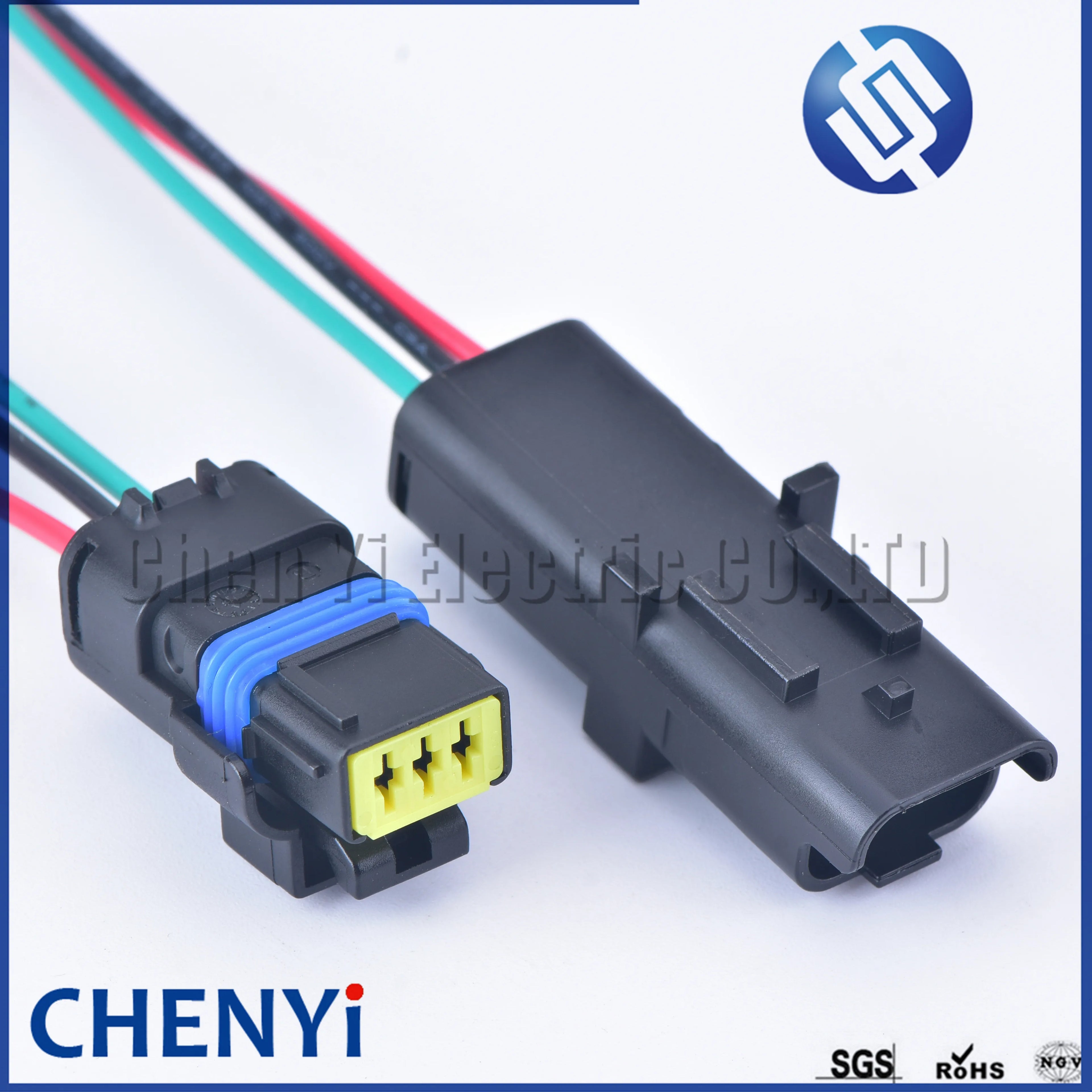 3 pin male or female waterproof automotive connector harness 211PL032S0049 211PC032S0049 For PSA Peugeot Citroen Headlight