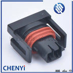 2 Pin female Waterproof Automotive Injector Plug Air Temperature Sensor Connector 12162215