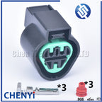 3 Pin/way male or female Waterproof Electrical Wire Auto Connector Plug PB621-03020 PB625-03027 Headlight sensor for Hyundai Kia