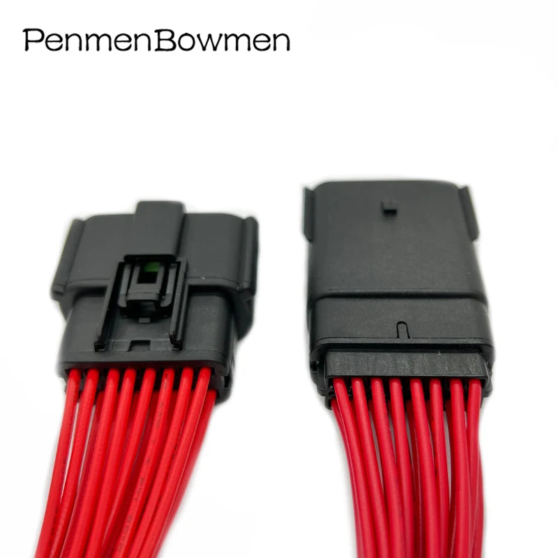 1 Set 16 Pin Auto Headlight Electrical Cable Connectors Waterproof Female Male Wire Harness Plug For 33472-1601 33482-1601