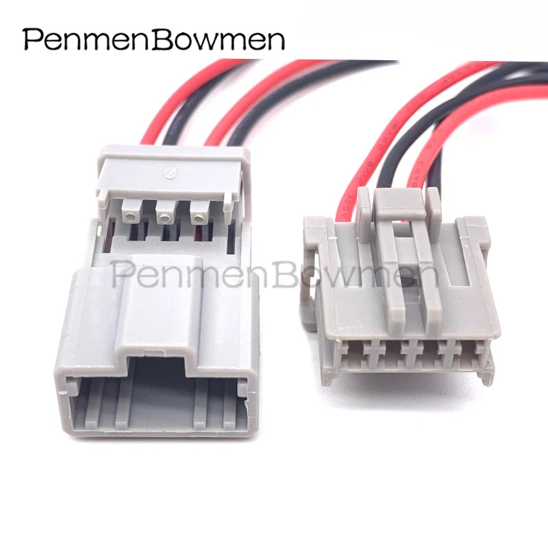 1 Set 4 Pin Auto HD Taillight Electrical Cable Connectors Female Male Wire Harness Plug 6098-0244 6098-0243