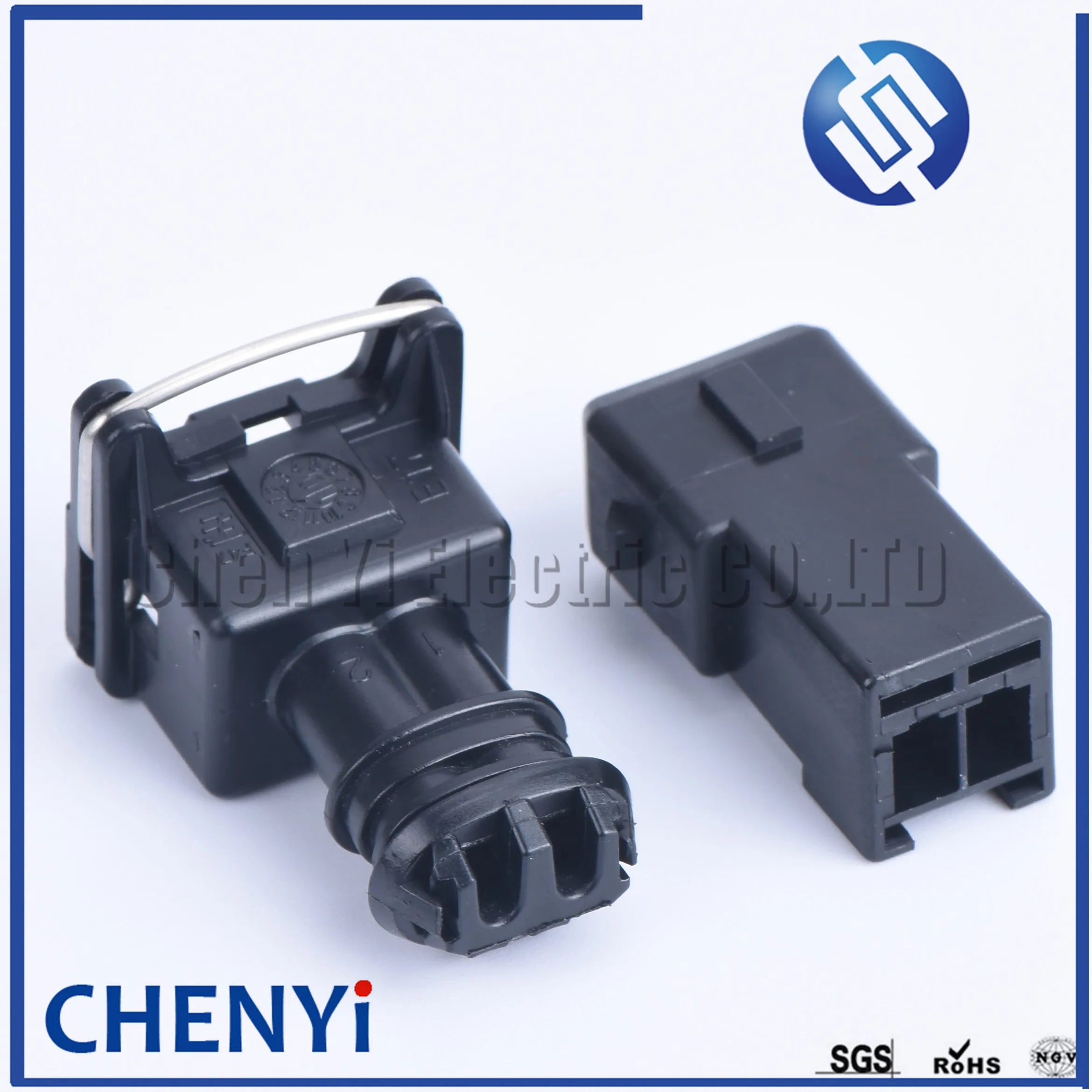 2 set 2 Pin auto Waterproof Electrical Wire Connector fuel spray nozzle Plug EV1 282762-1 1-144545-0 282189-1