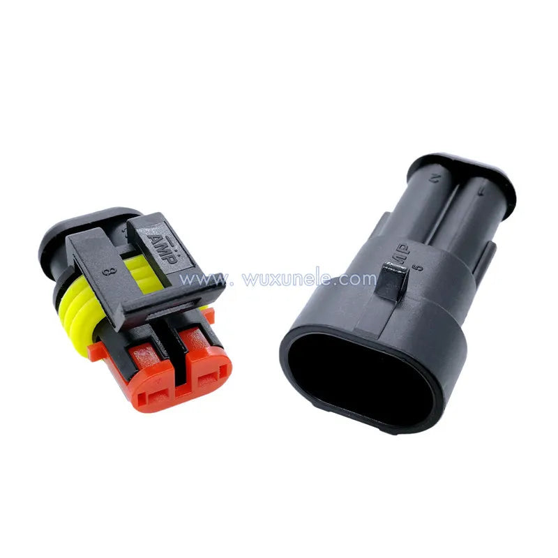 2 Pin AMP 282080-1 282104-1 Sealed Wire Connector for Superseal 1.5 Plug