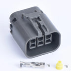 1 set 6 pin waterproof wire plug connectors for automobiles (2.8) female or male including Pins 7122-1864-40 7223-1864-40