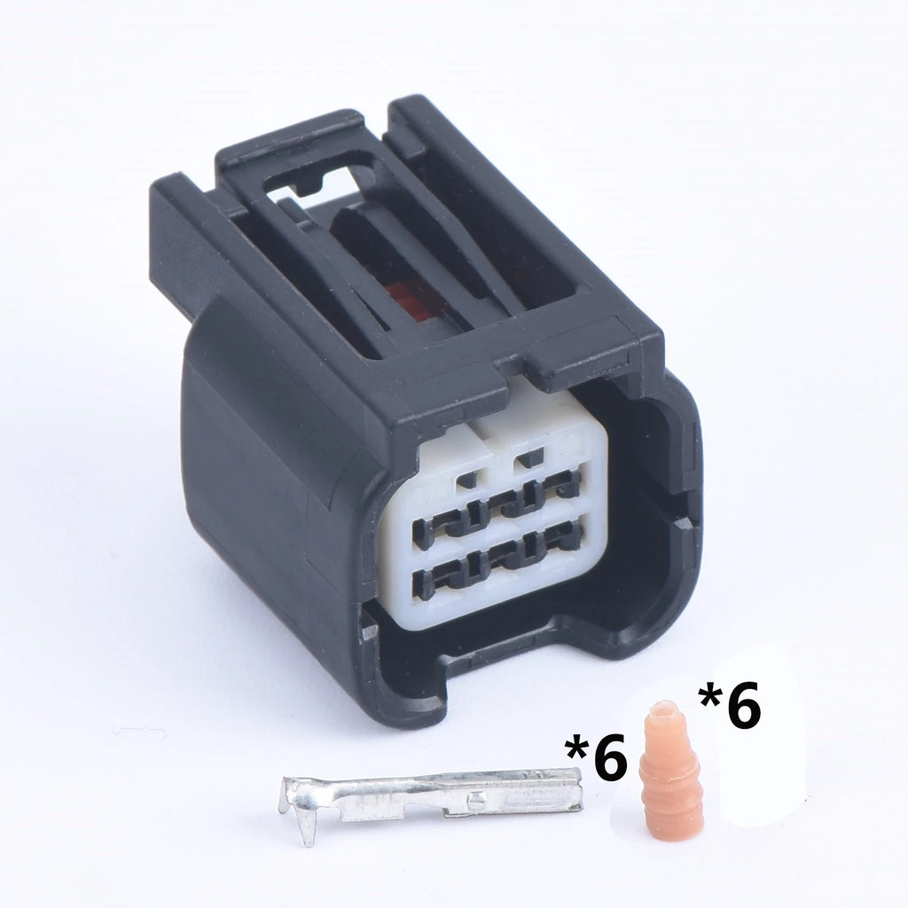 6 pin Automotive steering assist pump connector car parking sensor plug 7282-2764-30 7283-2764-30 For Honda Nissan Toyota
