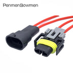 1 Set 2 Pin 12124819 Auto Sealed Waterproof Electrical Cable Connectors Wire Harness Fog Lamp Light Socket Xenon Plug