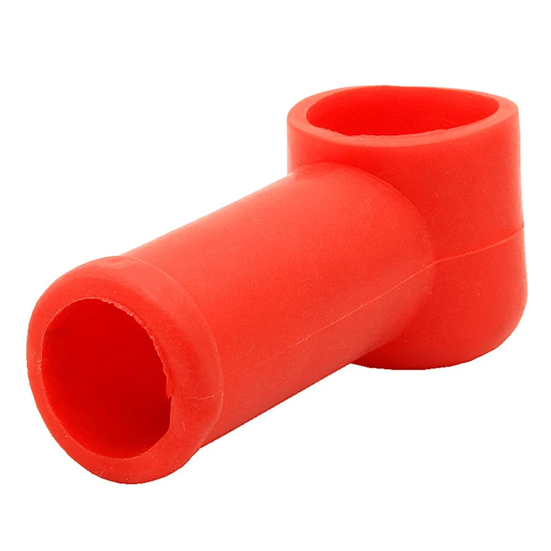 2pcs Rubber Car Motorcycles Battery Negative Positive Terminal Cover Cap Boot Insulating Protector Replacement Batteries
