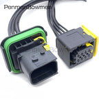 1 Set 8 Pin Car HDSCS New Energy Vehicle Urea Electrical Cable Connectors Waterproof Female Male Wire Harness Plug 0-1418438-1