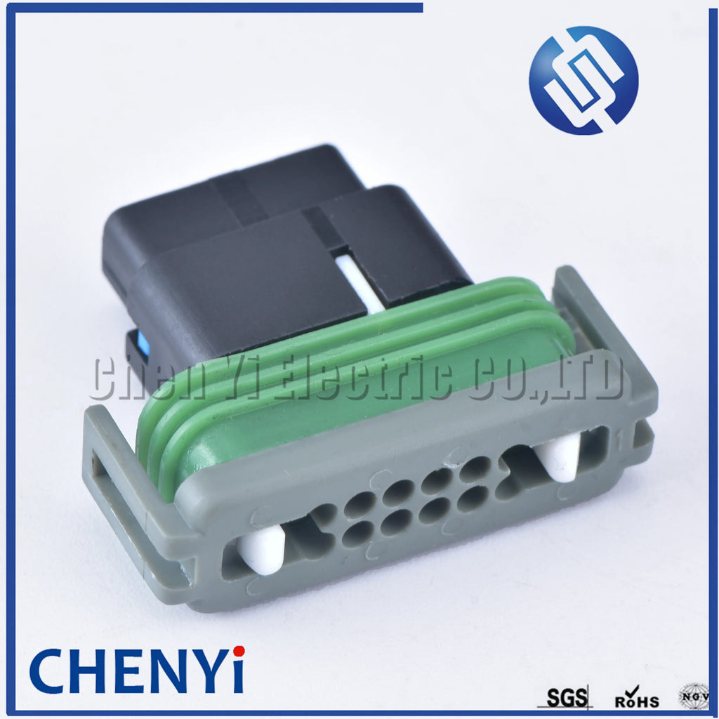 12 Pin female automotive waterproof wire connector sealed wire cable connectors tachometer plug with For Harley