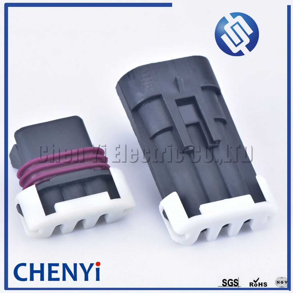 1 Set 3 Pin black Metri-Pack 150 male or female temperature Sensor Plug auto waterproof connector 12129615 12110293