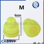 100 Pcs 1/1.5/1.8/3.5/4.8/6.3 car wire connector waterproof ring circle rubber seal solid plug silicone sheath cap for Connector
