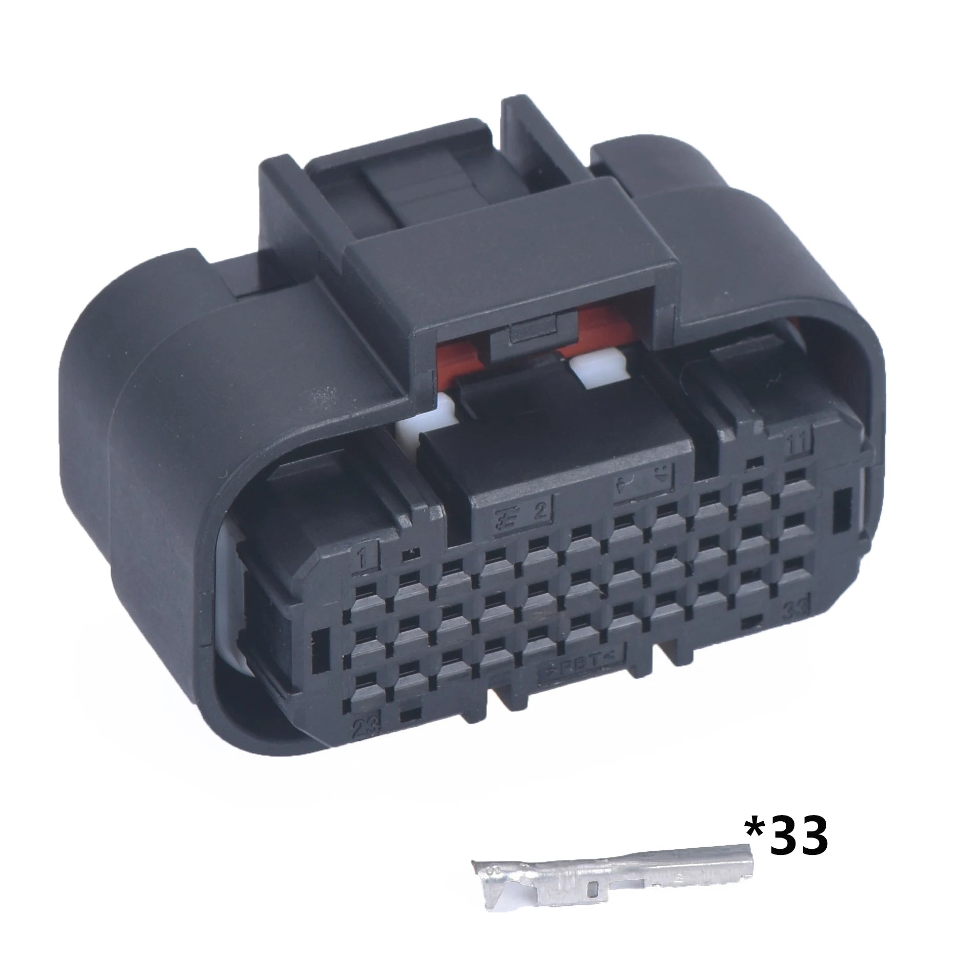 33 Pin car Motorcycle motorbike waterproof connector PCB Socket control system ecu plug 1554458-2 1554461-1 1554461-2 For Yamaha