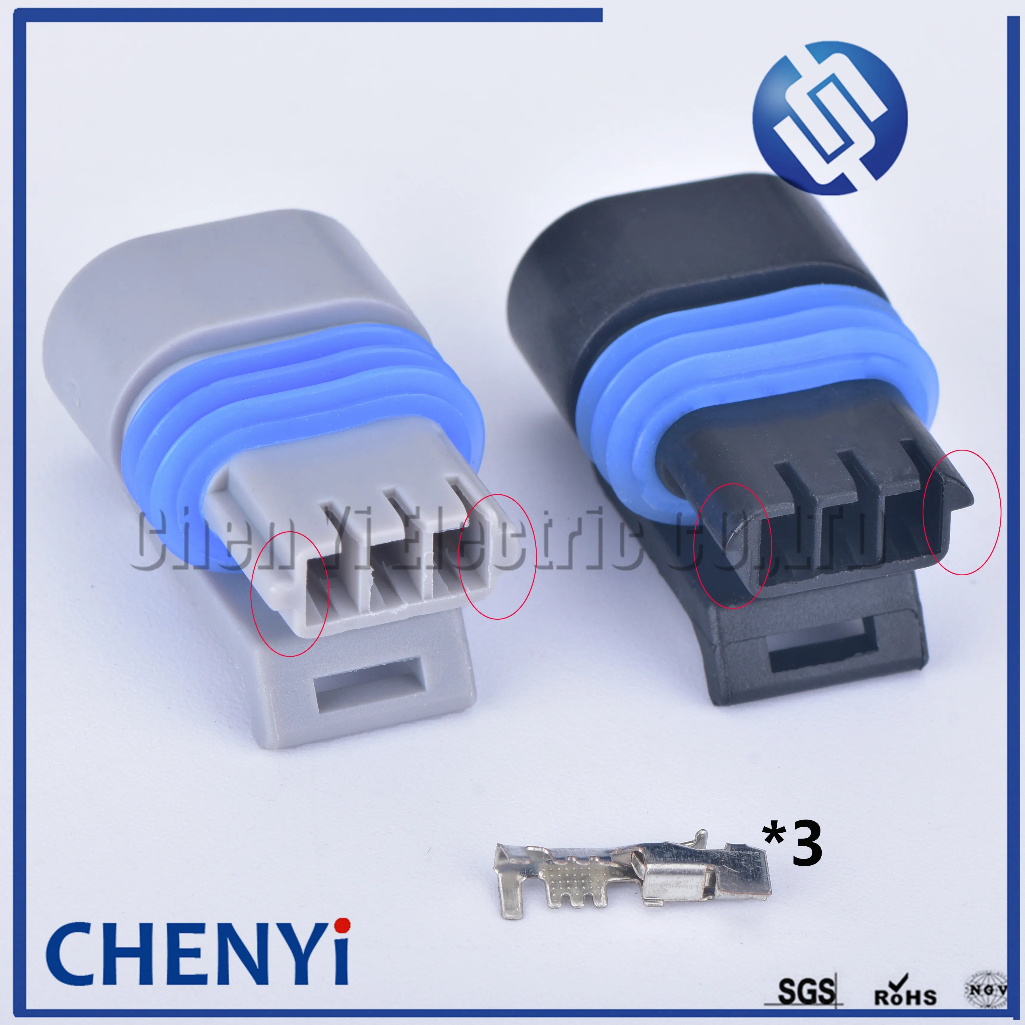 5 sets 3 pin way Auto Sensor Waterproof Connector wiring harness Housing Plug 12162182 12162185 12162280 12162197 For GM