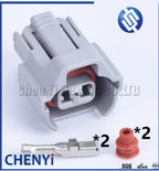 2 Pin Connector Fuel injector plug PA847-02127 15316989 6189-0670 90980-11285 For Toyota Lexus izusu Nippon Denso Naza Nissan